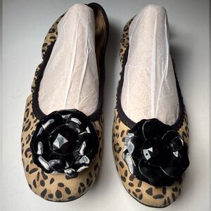 Lindsay Phillips Liz Animal Print Ballet Flat
